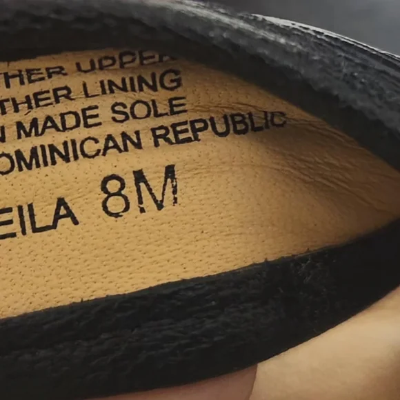 NATURE SIZE 8 Elegant Black Women's Sandals - Picture 5 of 7